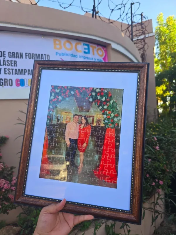 Cuadro con rompecabezas sublimado cuadro-rompecabeza